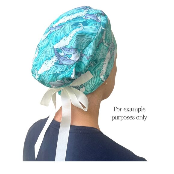 NWOT 10 Euro Scrub Caps Bundle scrub hats surgical caps european scrub hats - Picture 16 of 16